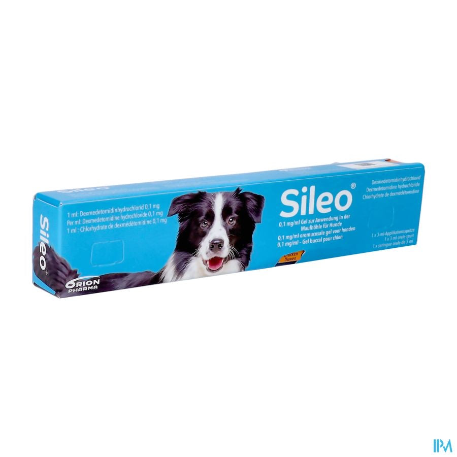 Doosje Sileo oromucosale gel voor honden